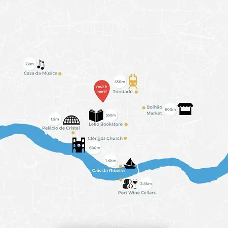 Downtown With Balcony Apartamento Oporto